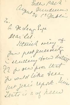 Letter 19 (page 1 of 2)