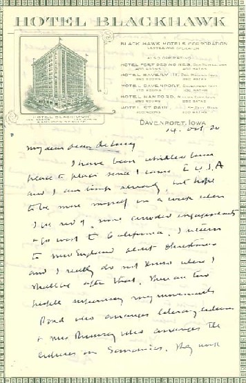 Letter 28 (page 1 of 2)