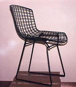 Bertoia wire side chair
