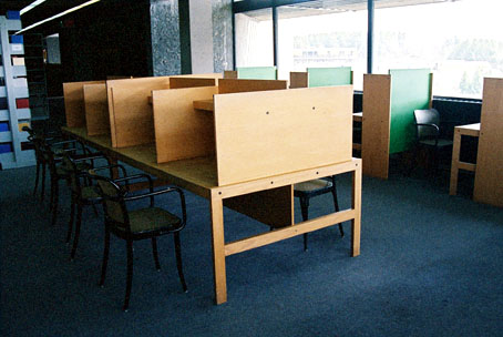 Divided study table