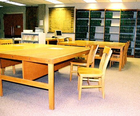 Library work tables