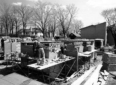 Wallis Hall construction